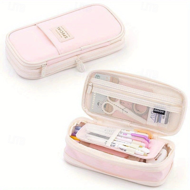 Big Capacity Pencil Pen Case Office College School Large Storage High Capacity Bag Pouch Holder Box4