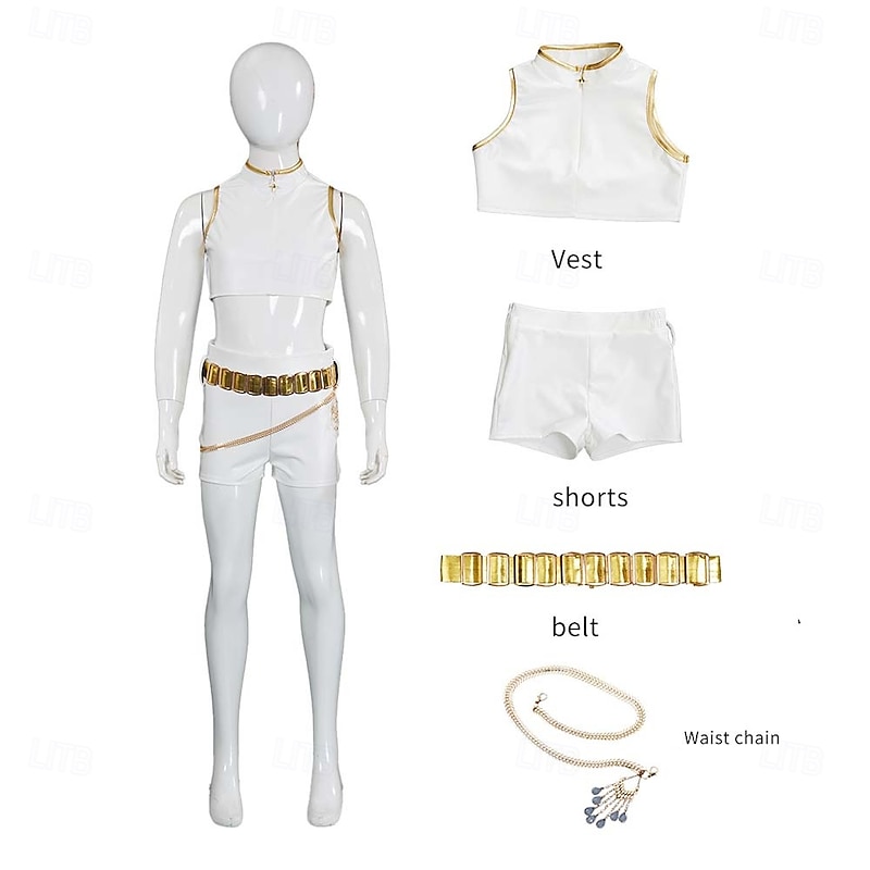 Korean Idol Inspired Idol Pop Star Costume Fancy Dress Virtual Idol Movie Cosplay for Girls' Kid's Halloween Carnival Performance Comic Con Anime Expo2