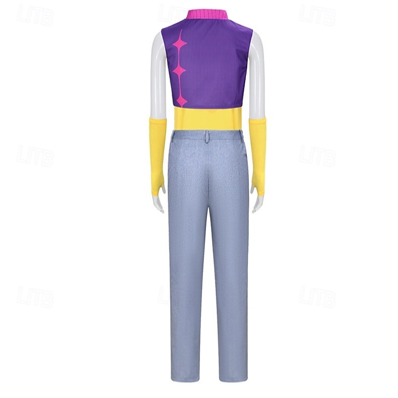 Korean Idol Inspired Pop Star Mystery Costume Fancy Dress Virtual Idol Movie Cosplay for Men's Adults Halloween Carnival Performance Comic Con Anime Expo3