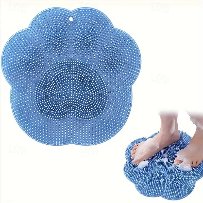 Silicone Shower Foot & Back Scrub Pad – Non-Slip, Easy-to-Clean Exfoliating & Relaxing Bathroom Massage Mat4