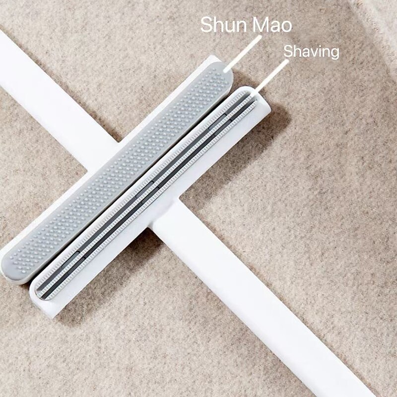 2PCS 2-in-1 Double-Sided Pet Hair and Lint Remover Brush – Portable TPR Material Fur Remover for Furniture, Clothing, and Carpets3