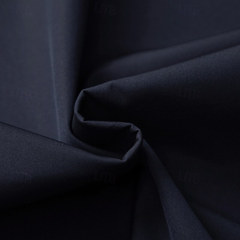 Men's Jacket Casual Jacket Outdoor Vacation Warm Zipper Pocket Fall Winter Plain Fashion Streetwear Standing Collar Regular Black Dark Blue Jacket2