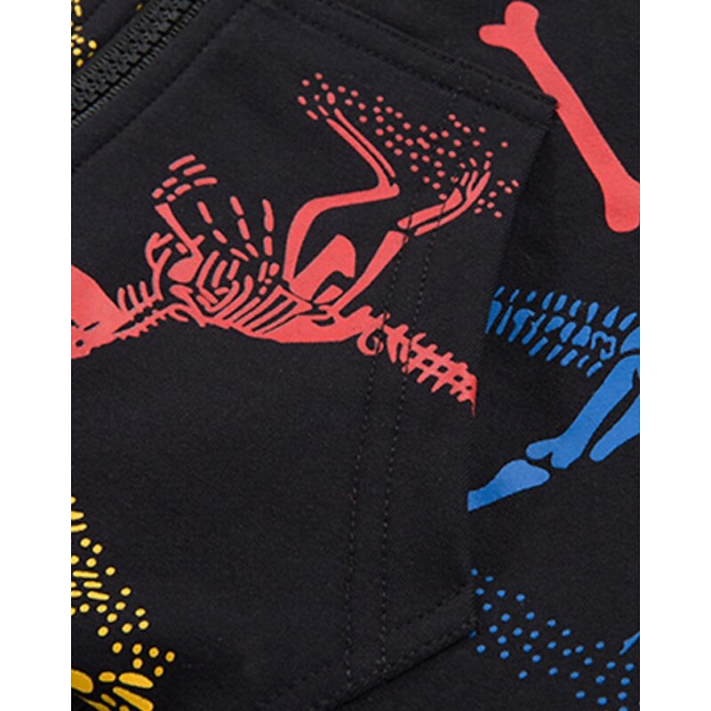 Kids Boys' zip hoodie Cartoon Long Sleeve Zipper Fall Basic Cotton Outdoor4