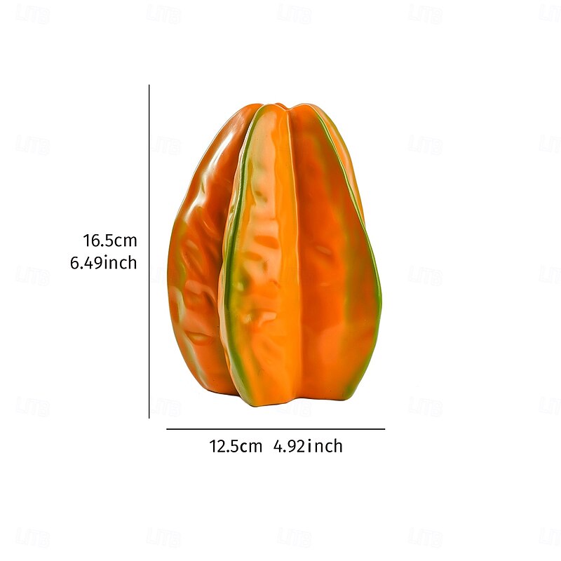 Fruit Vase, Colorful Resin Flower Pot for Living Room, Hydroponic Plant Care, Tabletop Decoration for Home, Dining Room & Hotel2