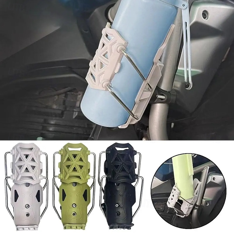 Self-Adjusting Cup Holder 360 Degree Rotatable Auto-Lock Self-Adjusting Car Cup Holder Universal Bike Motorcycle Water Bottle Holder Tool-Free Install for Bicycles, Motorcycles, Strollers & ATVs