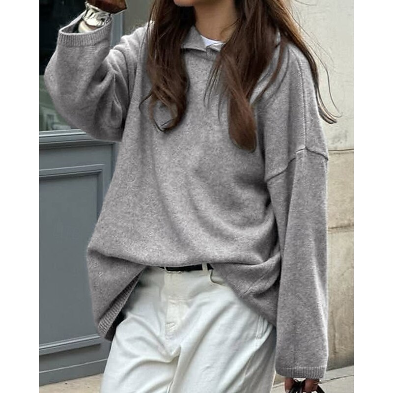 Women's Pullover Hoodie Sweatshirt Plain Streetwear Casual Long Sleeve Hooded Regular Tops Holiday Going out Black Wine Coffee Gray Fall Winter3