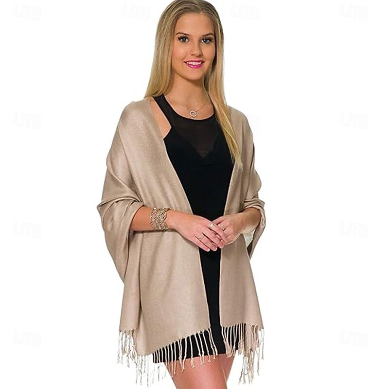 Pashmina Shawls and Wraps for Evening Dresses Large Soft Pashminas Wedding Shawl2