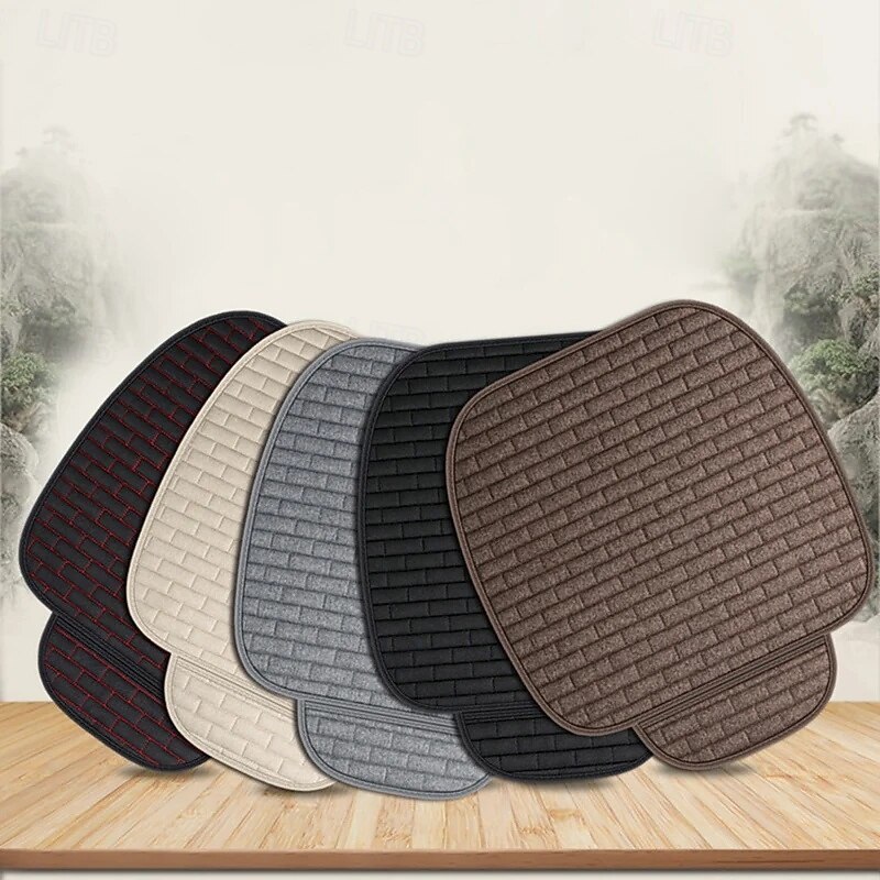 2 PCS Car Seat Protector for Front Seats Wear-Resistant Breathable Comfortable for SUV / Truck / Car