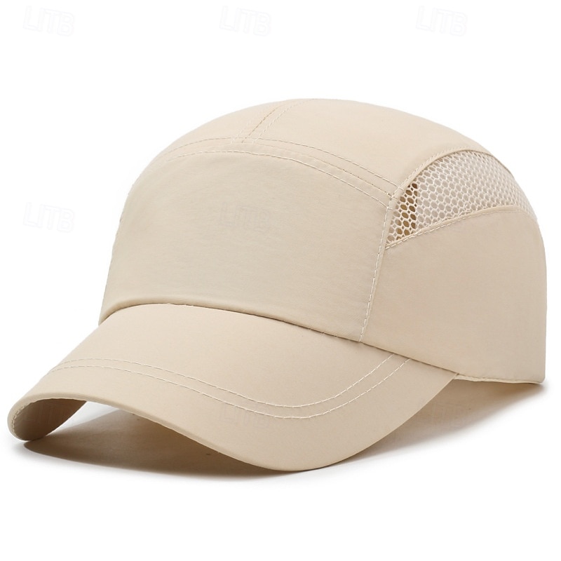 Baseball Cap Tennis Cap Men's Cap Solid Colored Classic Fashion Quick Dry Breathable for Tennis Baseball Pickleball Summer Black Yellow Grey3