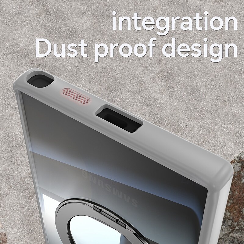 Phone Case For Samsung Galaxy S25 Ultra S24 Ultra S23 Ultra S24 FE Back Cover Magnetic Kickstand Shockproof Armor TPU2