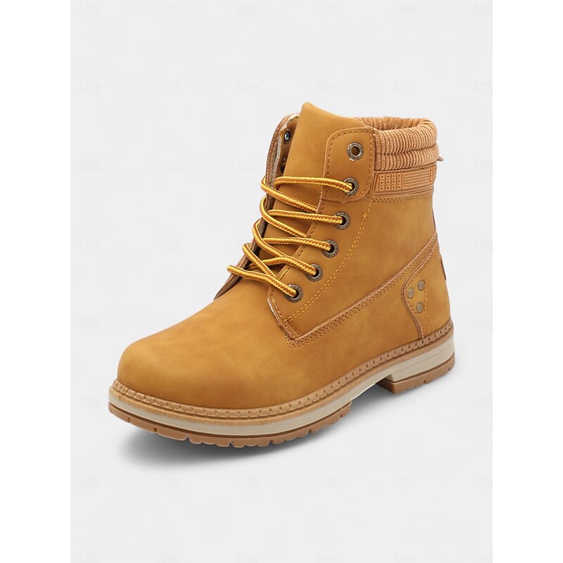 Women's Classic Lace-Up Ankle Boots – Durable Workwear Combat Style Boots for Autumn, Winter & Outdoor Casual Outfits4