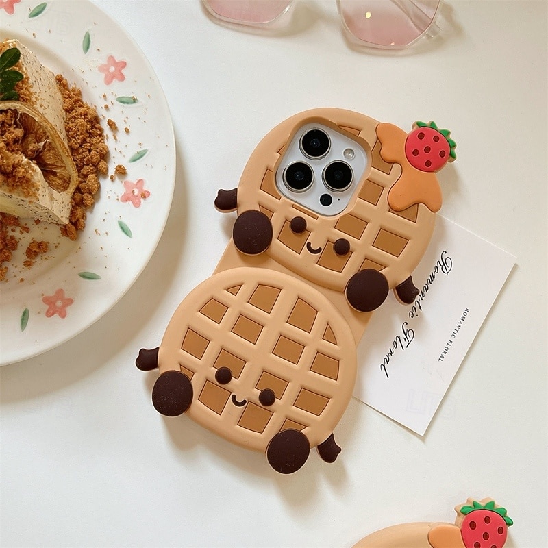 Phone Case For iPhone 16 Pro Max Plus 15 14 Pro Max Plus 13 Pro Max Back Cover Shockproof Cartoon Silicone