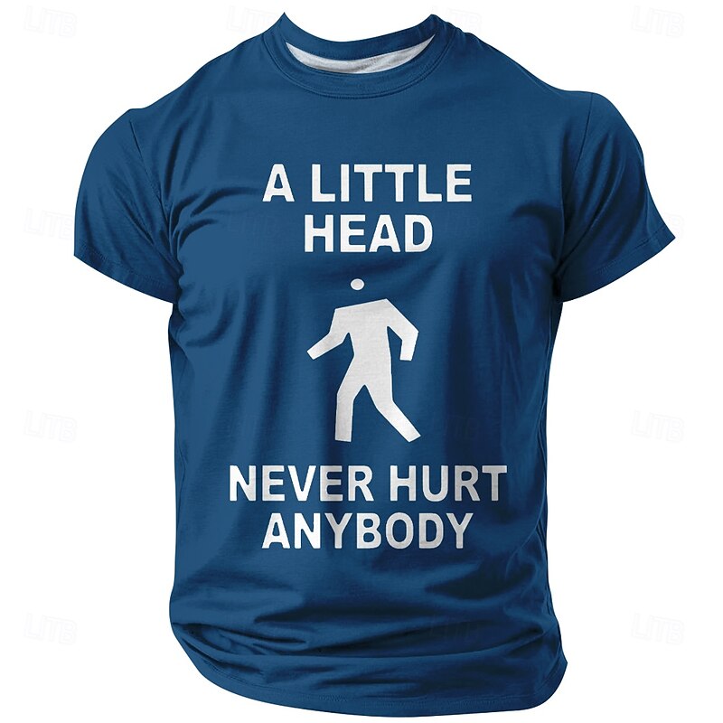 Funny Men's Graphic T-Shirt - "A Little Head Never Hurt Anybody" Innuendo Humor Tee2