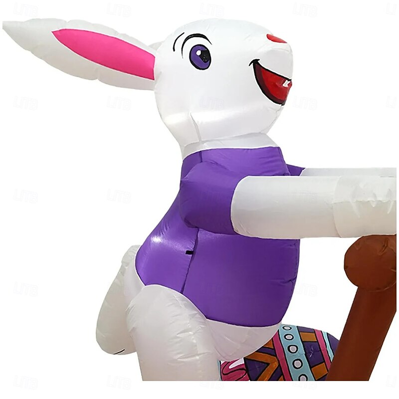 Easter Bunny Inflatable Outdoor Decoration Halloween Decor3