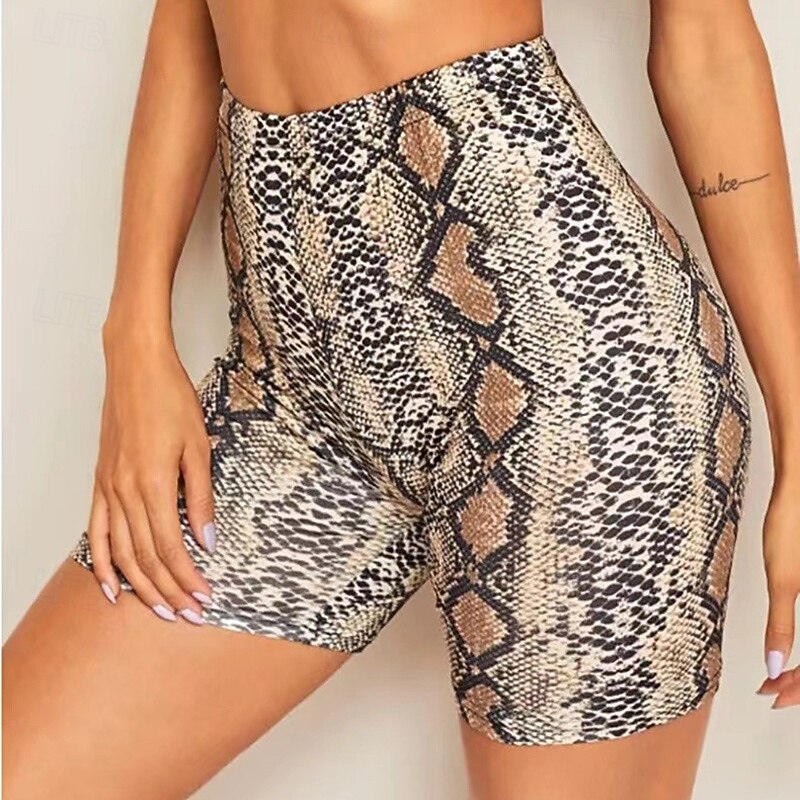 Women's Yoga Shorts Sports Shorts Tummy Control High Waist Gym Athletic Pilates Bottoms Khaki Sports Activewear2