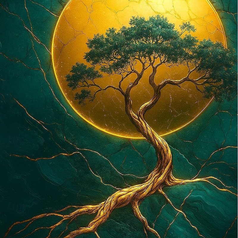 Men's Tree Of Life Shirt Summer Shirt Button Up Shirt Short Sleeve Vintage Retro Outdoor Vacation Dailywear Summer Spring Turndown 3D Print Collared Shirts Front One Pocket Dark Green Gray2