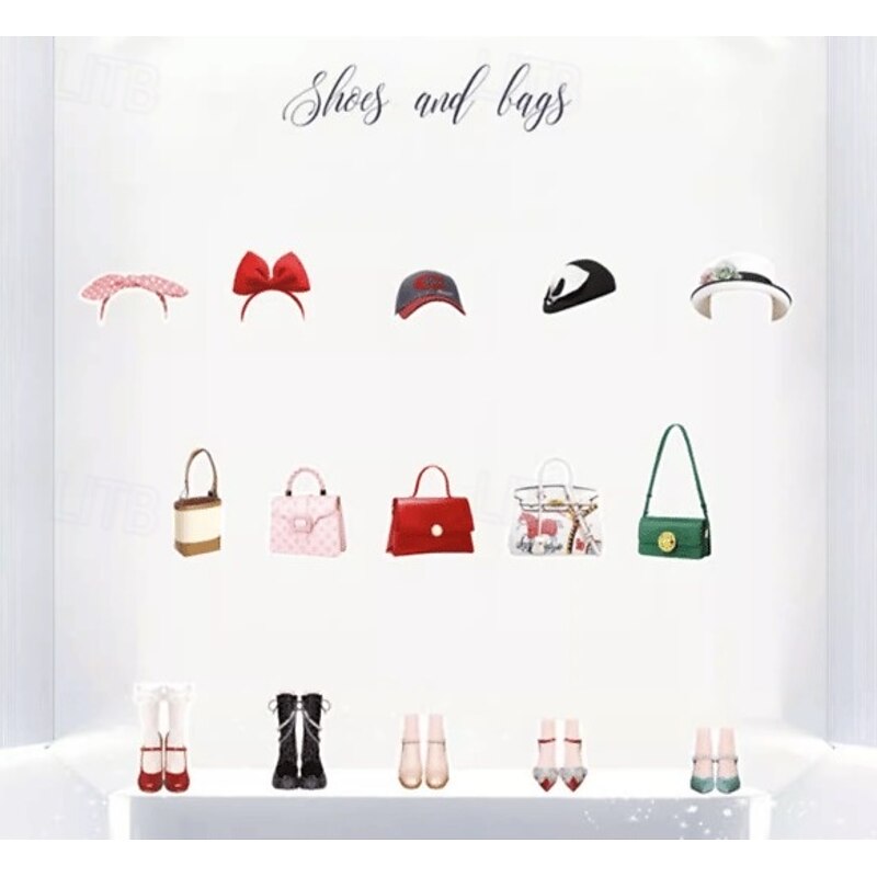 Magnetic Dress Up Baby Cute Magnetic Sticker Book for Kids with Reusable Outfits Dress Up Dolls Educational Toy Collectible Fashion Playset Storage Album for Girls Boys Children4