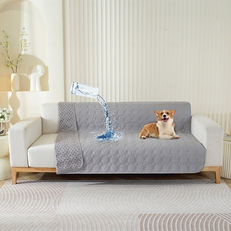 Waterproof Pet Bed Cover, Non-Slip Couch Protector, Leakproof Sofa Cover and Mattress Pad for Dogs and Cats