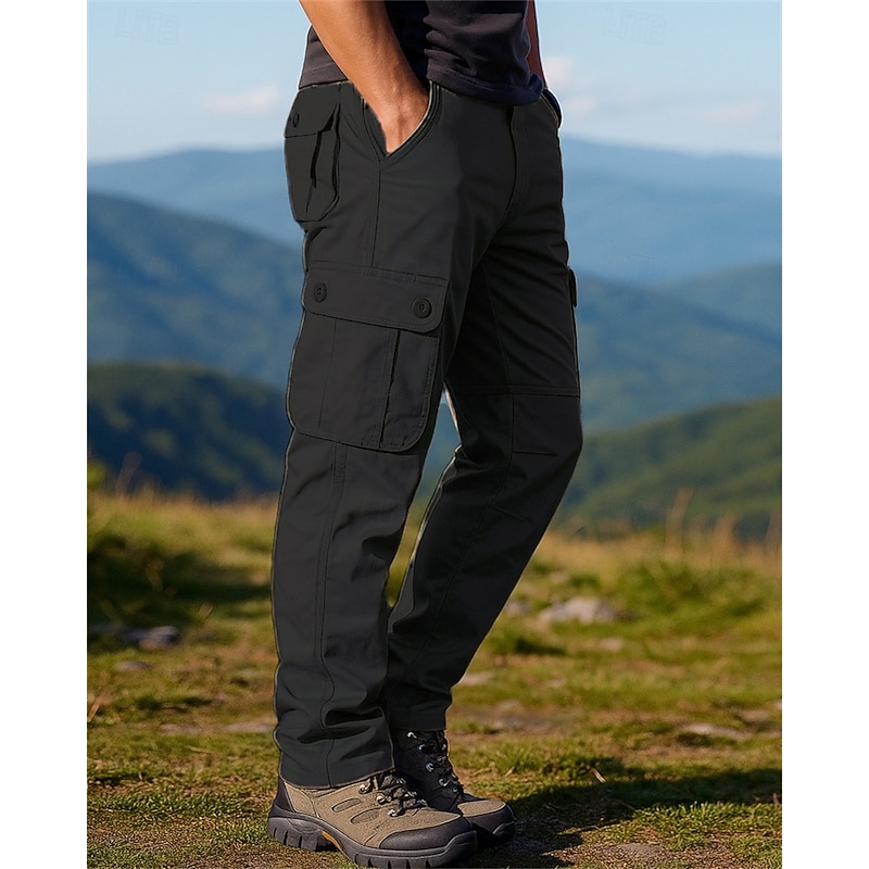 Men's Combat Pants Cargo Pants Hiking Pants Trousers Outdoor Regular Fit Waterproof Windproof Pants / Trousers Pocket Army Yellow Black Cotton Camping / Hiking Hunting Running S M L XL XXL4