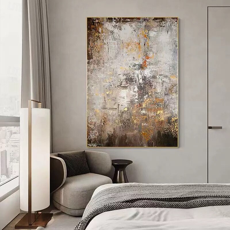 Mintura Handmade Textured Abstract Oil Paintings On Canvas Modern Wall Art Room Decoration Picture For Home Decor Rolled Frameless Unstretched Painting2