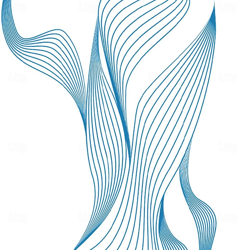 Men's Gradient Striped Waves Dress Pants Golf Pants Trousers Mid Waist Casual Sports Outdoor Slim Fit Pants with Pockets Spring Fall 3D Print Blue Purple Orange2