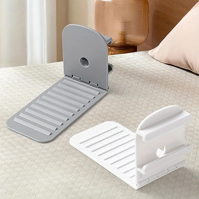 4pcs Folding Mattress Stabilizer Sheets Durable PP Plastic Non-Slip Bedding Fixing Sheets Prevents Bedding Movement & Maintains Bed Structure Easy Install for All Beds2