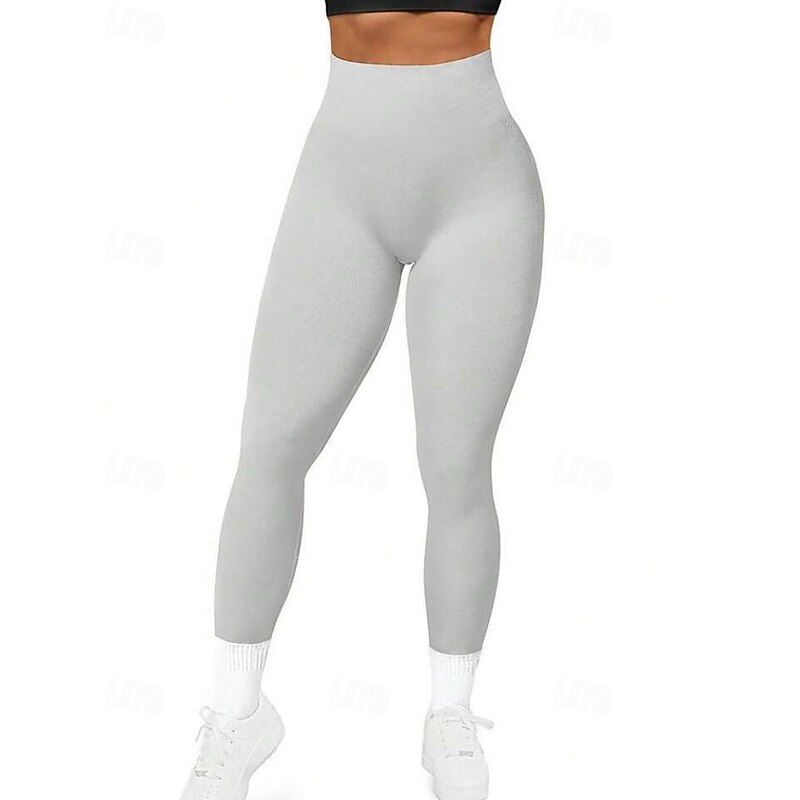 Women's Slacks Leggings Cozy Leggings Casual Full Length Natural Plain Elastic Waist Soft Outdoor Vacation Street claret Dark-Gray Depression Green Black Fall Regular Fit2