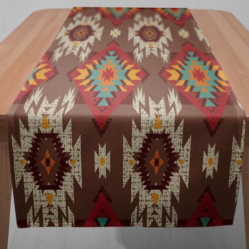 Table Runner - Digital Printed Rectangular Tablecloth 33x180cm for Restaurant Banquet & Patio Decor4