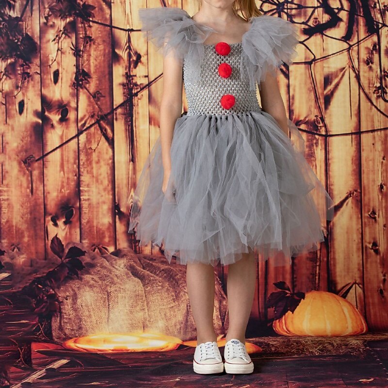 Joker Clown Pomni Halloween Outfits Costume Circus Carnival Costume Cosplay Kid's Girls' Carnival Mardi Gras Performance Party Stage Easy Halloween Costumes Dress Up