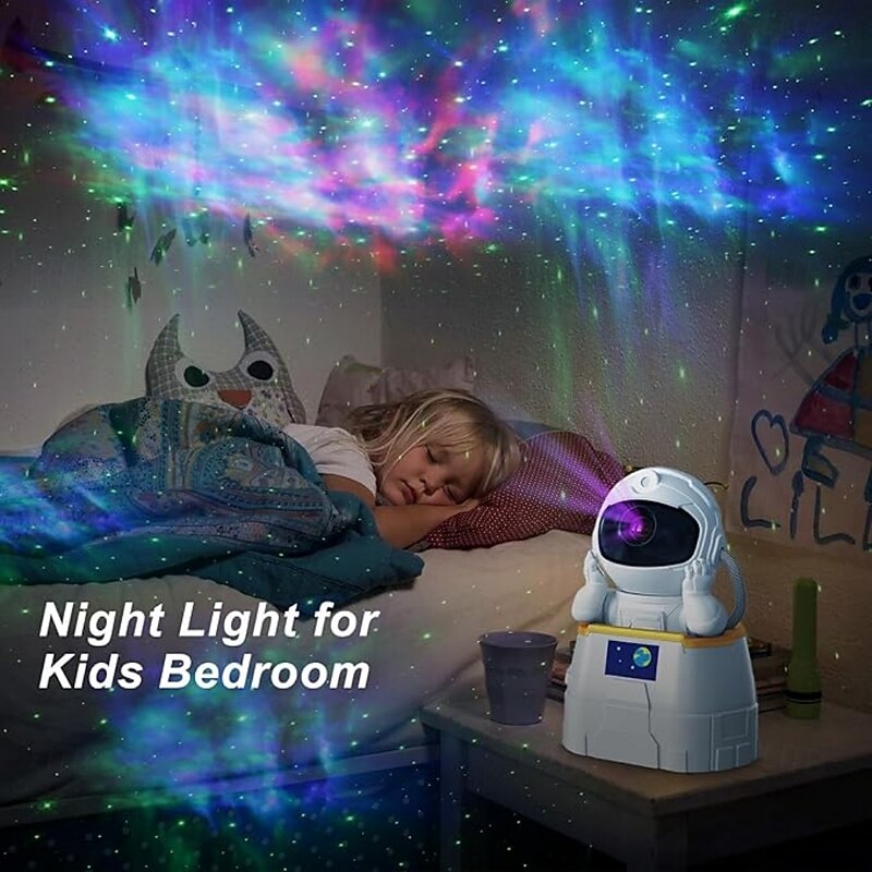 Astronaut Galaxy Projector Star Projector with Remote Astronaut Light Projector with 8 Colors LED Nebula Galaxy Projector for Bedroom Kids Room Decor Birthday Gifts for Kids Friends4