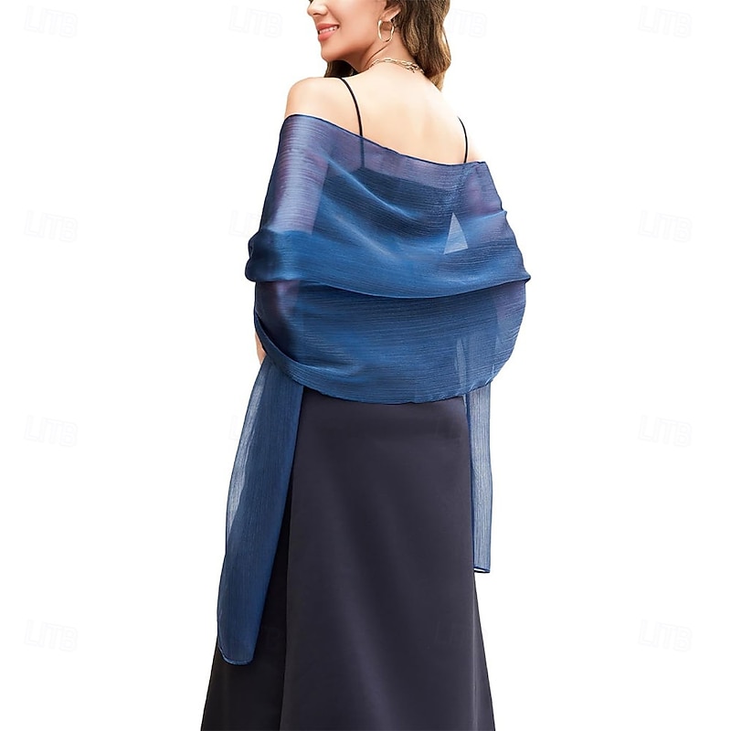 Shawls and Wraps for Evening Dresses Women Soft Shimmer Scarf Wedding Guest Shawl Wrap2