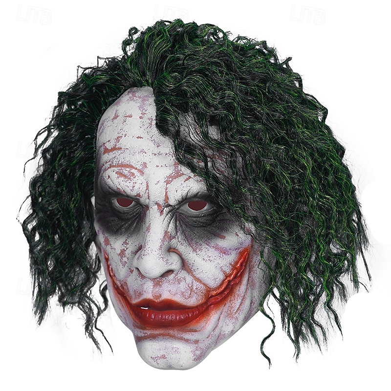 Joker Clown Halloween Mask Horror Scary Full Head Adults' Men's Women's Halloween Carnival Performance Party Easy Halloween Costumes Dress Up3