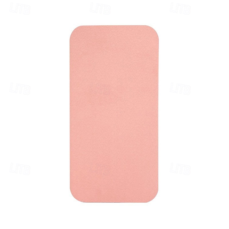 Exercise Yoga Mat 34*17*0.6/34*17*0.8 cm Durable TPE for Exercise & Fitness Pilates Black Pink Red2