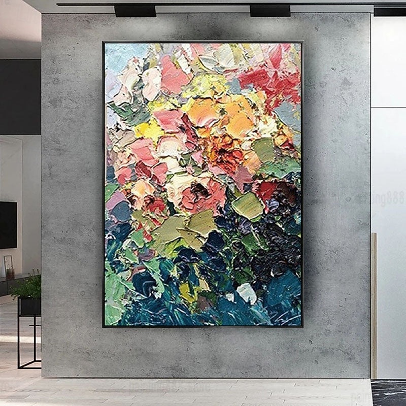 Vintage Agostino Veroni Original Art Painting Landscape Oil Poster Canvas Wall Art Poster For Room Aesthetic And Decor Poster For Bedroom Living Room Office Kitchen Bathroom Decor Frame-Poster