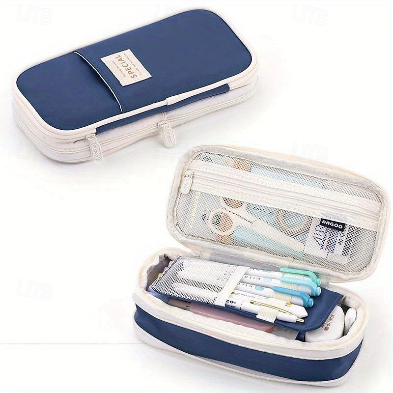 Big Capacity Pencil Pen Case Office College School Large Storage High Capacity Bag Pouch Holder Box2