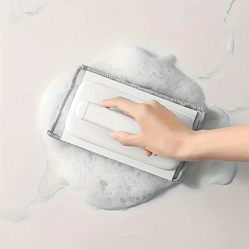 Window Track Cleaning Brush Set with Handle and 3 Microfiber Cloths, Easy-Glide Scraper for Home and Living Room, Non-Electric, Efficient Sliding Door Track and Gap Cleaner4