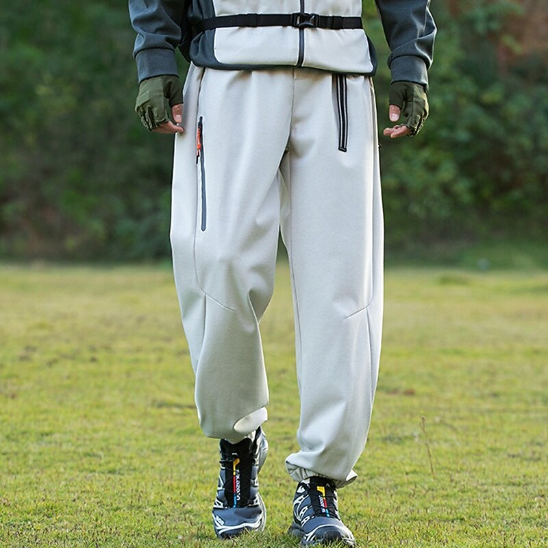 Men's sport pants Jogger Pants Drawstring Pants Outdoor Regular Fit Waterproof Bottoms Pocket Black White Camping / Hiking Running S M L XL XXL3
