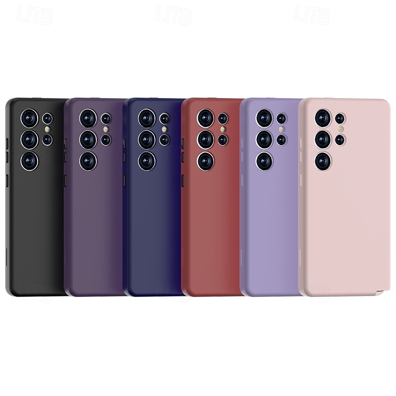 Phone Case For Samsung Galaxy S25 S24 S23 Ultra Plus S22 Plus  Ultra Back Cover Shockproof Retro TPU PC