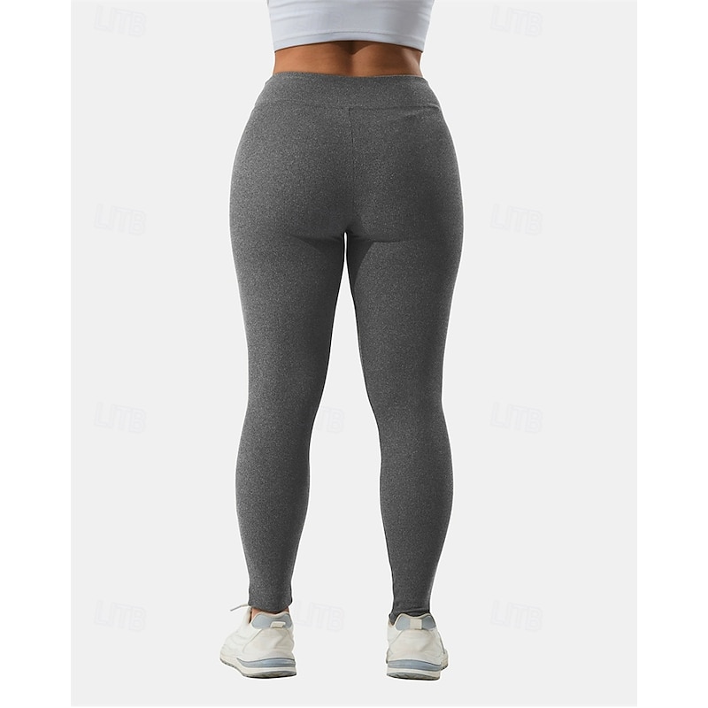 Women's Slacks Tights Streetwear Casual Full Length High Rise Plain Drawstring Elastic Drawstring Design Comfortable Street Holiday Daily Wear Black Dark Gray Summer Regular Fit2