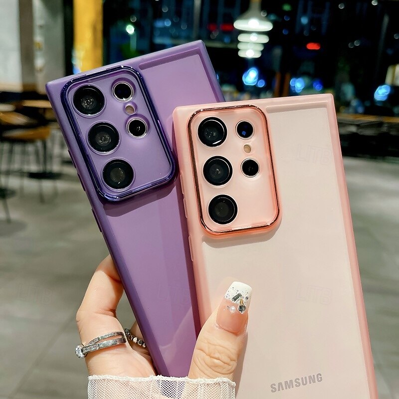 Phone Case For Samsung Galaxy S25 S25 Edge S24 S24 FE S23 Ultra Plus S22 Plus  Ultra A16 A55 5G A35 5G A25 Back Cover Shockproof Color Gradient Silicone4