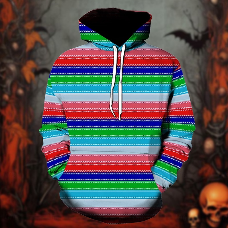 Chucky Chucky Scary Doll Hoodie Pullover Character Graphic For Men's Women's Unisex Adults' Halloween Carnival 3D Print Performance Party