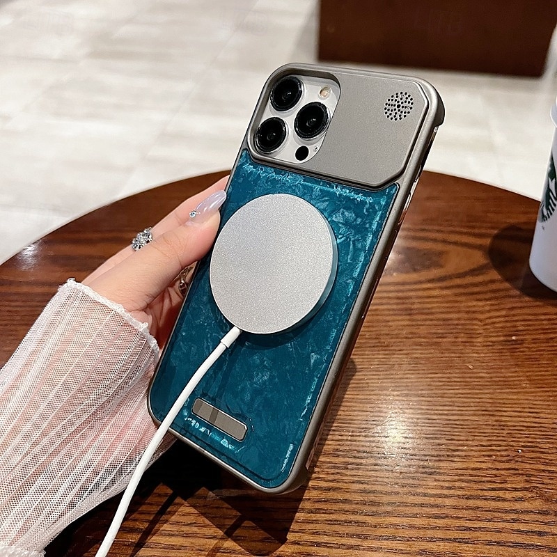 Phone Case For iPhone 17 Pro Max 17 Air 16 15 14 Pro Max 13 Back Cover Magnetic Shockproof TPU Silicone3