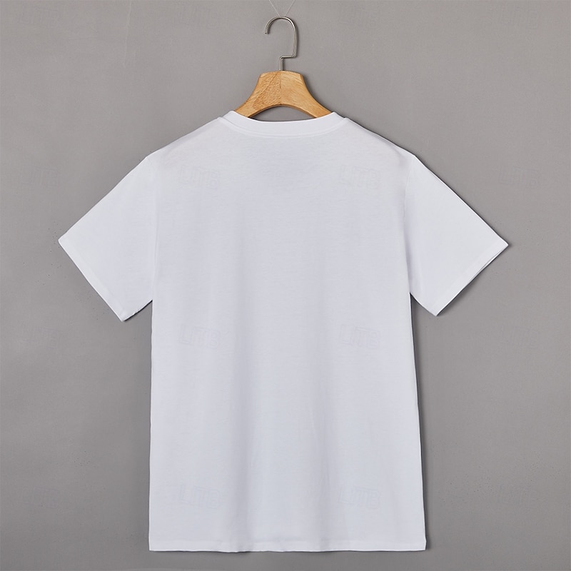 Men's Tee Top Cotton Blend T-Shirt Short Sleeve Short Sleeves V Neck Summer All Seasons Solid Color Plain Designer Basic Modern Contemporary V Neck Vacation Street Casual Black White Top Tee for Men3