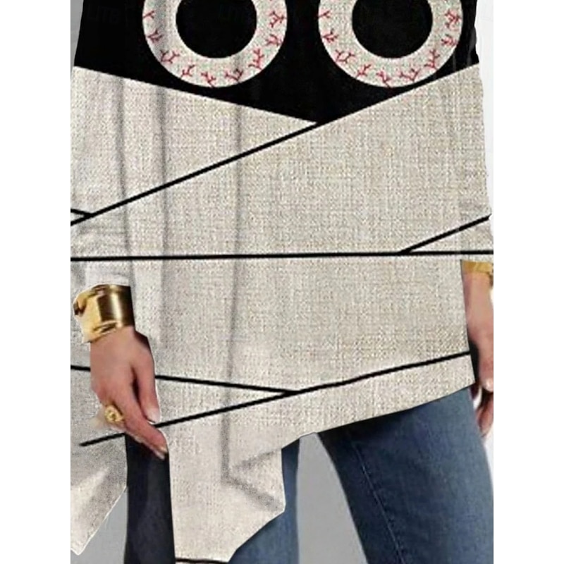 Women's T Shirt Graphic Fashion Modern Short Sleeve Crew Neck Regular Tops Daily Print Khaki Summer2