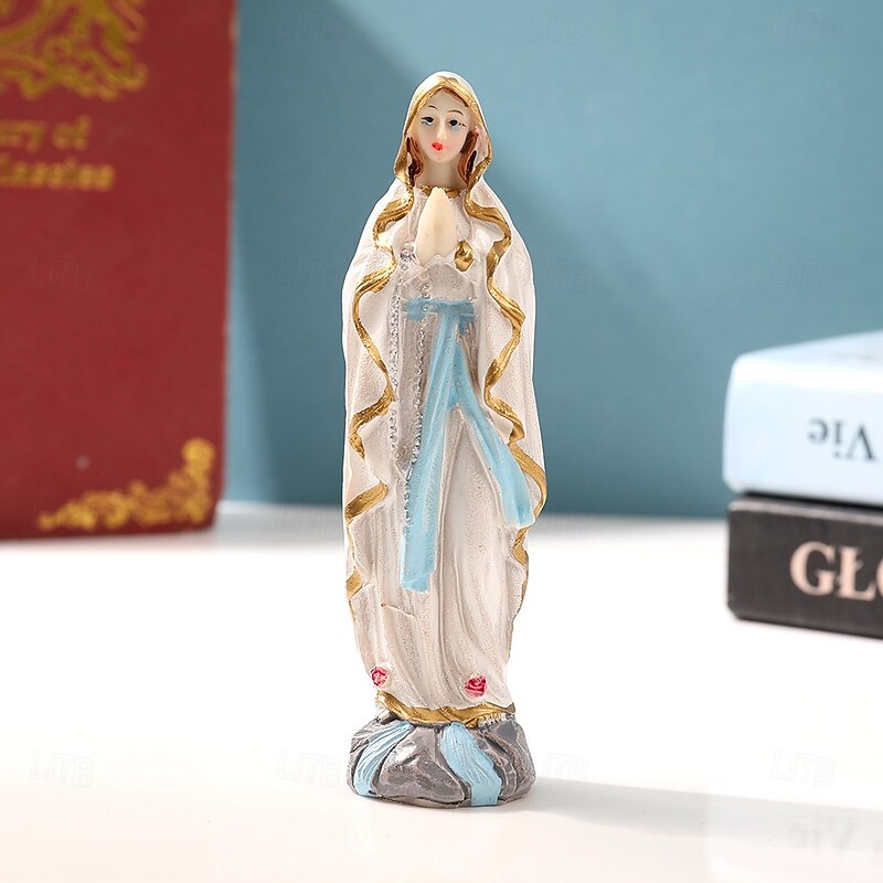 Christmas Nativity Figurine , Resin Holy Family Mary and Joseph, Religious Christmas Decor, Nativity Manger Figurines2