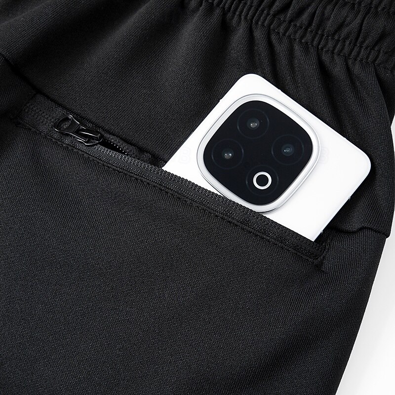 Men's Sweatpants Joggers Trousers Drawstring Pocket Elastic Waist National Flag Comfort Sports Outdoor Daily Fashion Casual Black Micro-elastic4