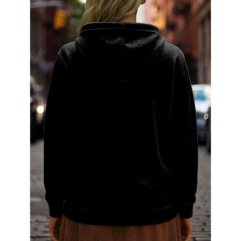 Halloween Women's Pullover Hoodie Sweatshirt Pumpkin Graphic Skull Casual Long Sleeve Hooded Regular Tops Party Evening Wear Street Dailywear Blue Purple Orange Green Gray Spring Fall Winter2