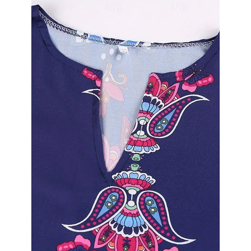 Women's Maxi Dress Sheath Dress A Line Dress Fit And Flare Dress Party Casual Boho Party Daily Evening Party Loose Fit Floral Graphic Color Block Sleeveless V Neck Purple Spring Fall Winter Autumn4