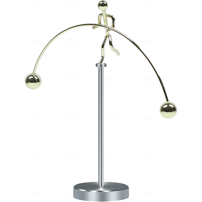 Steel Balancing Sculpture Balancing Tumbler Toy Kinetic Art Balance Toy Decompressive Science Psychology Home Office Decor Desk Toy2