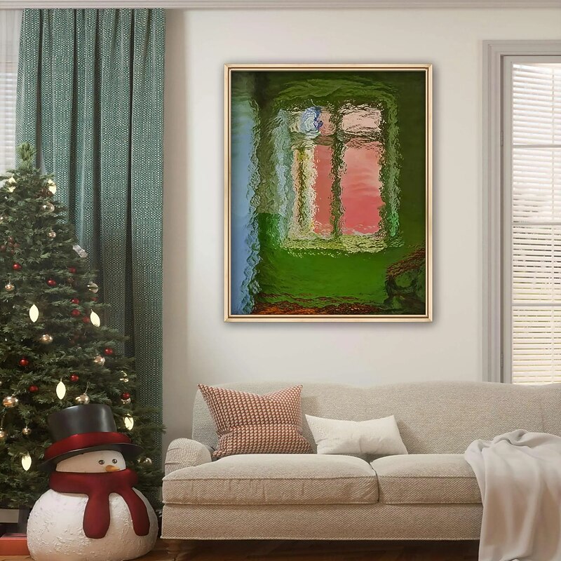 Whispers of Reflection, Oil Painting on Canvas- Wall Art for Home Decor, Wall Art for New Home as a Housewarming Gift4